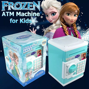 گاوصندوق رمز دار اسباب بازی طرح فروزن MONEY SAFE BOX FROZEN 3001-اسباب بازی